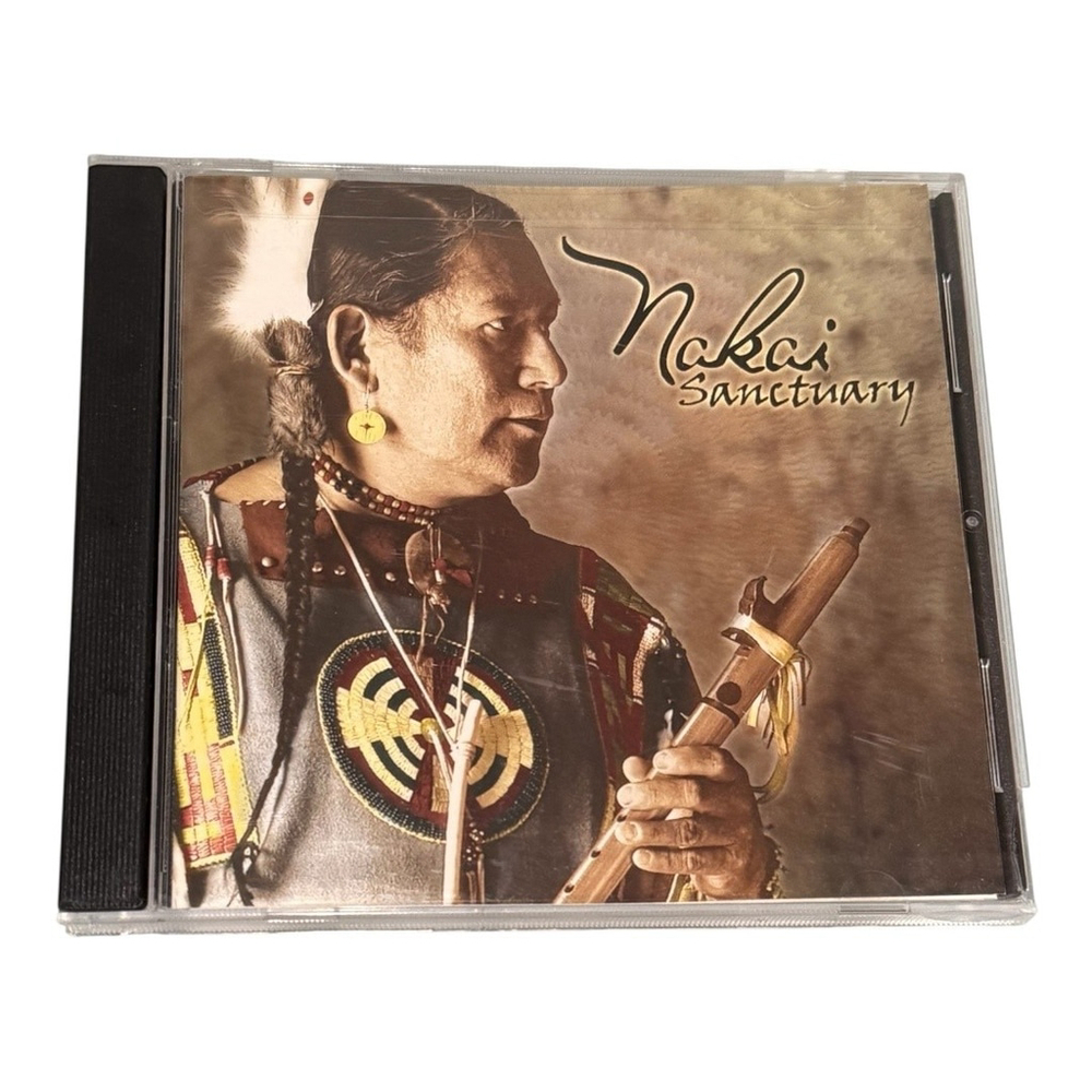 R. Carlos Nakai CD Sanctuary Native American Flute Album Canyon Records 2003 Mus